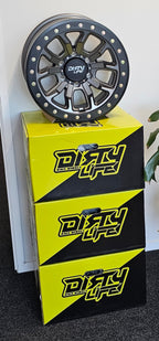 Dirty Life wheels 17x9 0p offset, 6x139.7 wheels (Each)